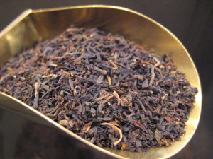 Organic assam black tea leaf