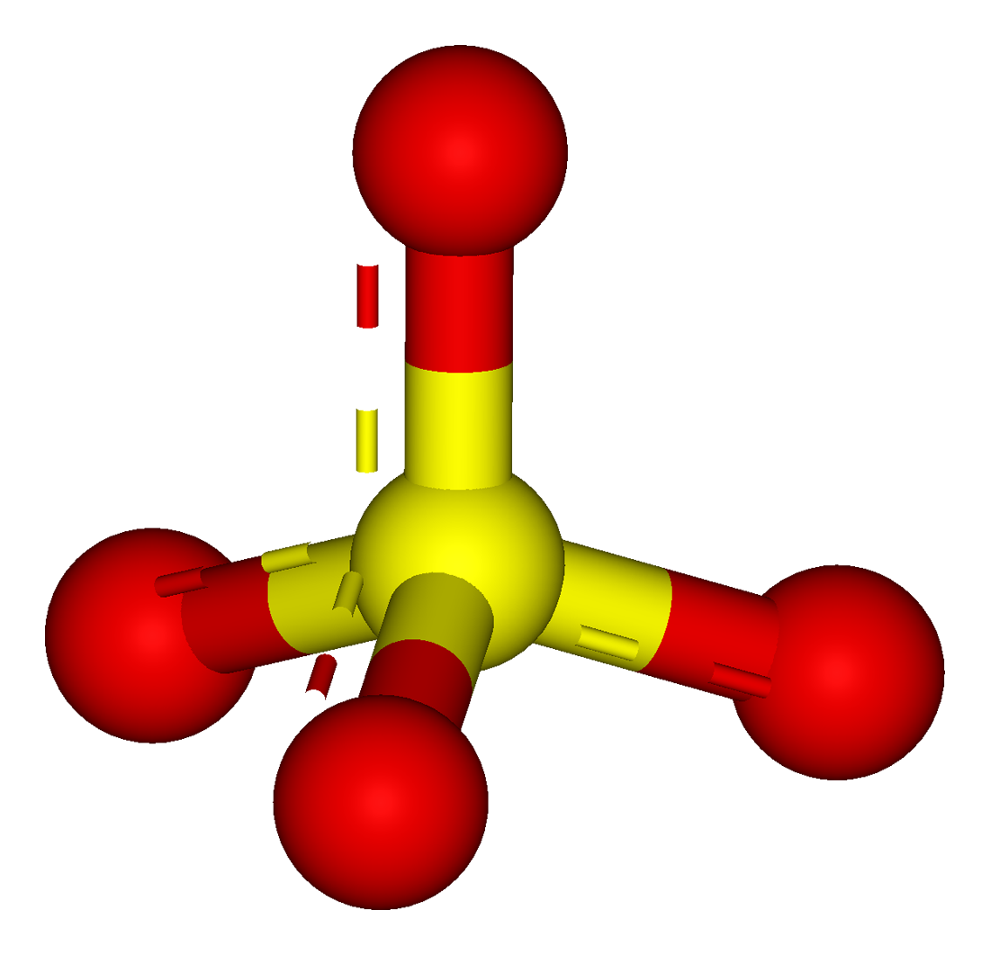 sulfate ion bonding
